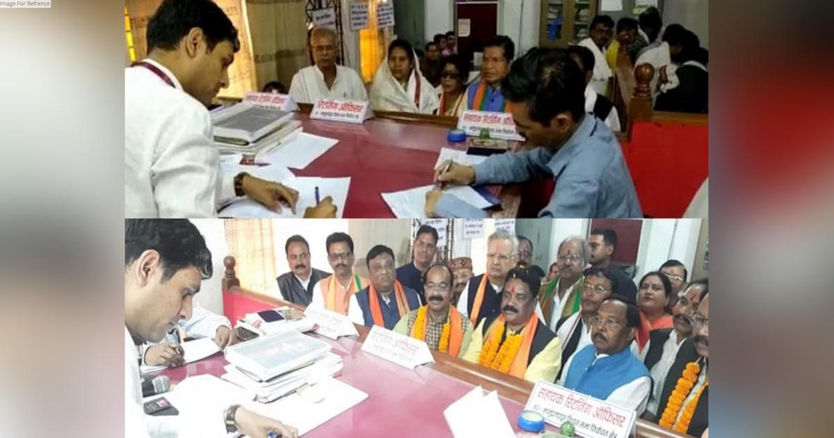 Congress, BJP candidates file nominations for Bhanupratappur bypoll in Chhattisgarh